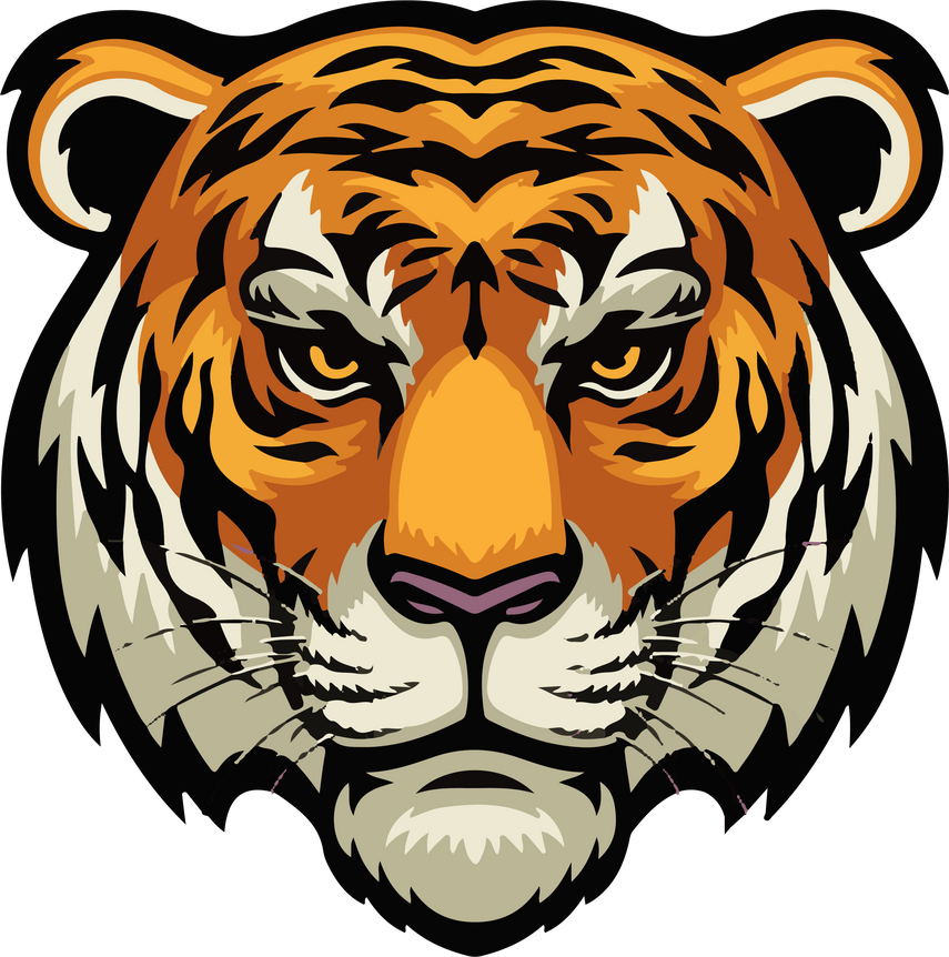 Tiger's Head Mascot